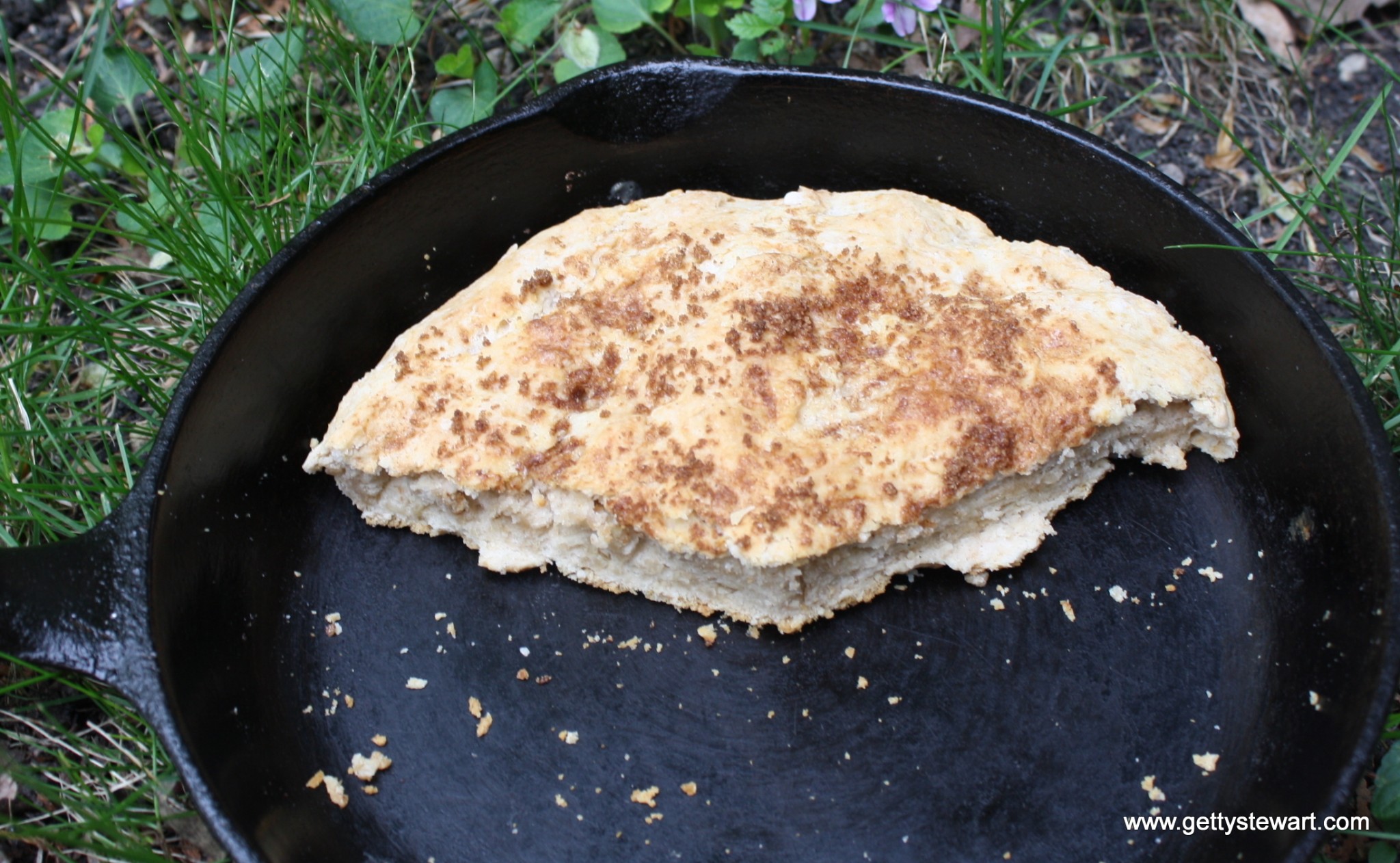 How to Make Bannock on a Stick or in the Oven Getty Stewart