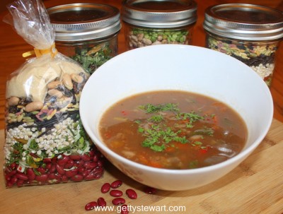 prairie garden soup mix with dried wax beans