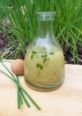 lemon chive vinaigrette