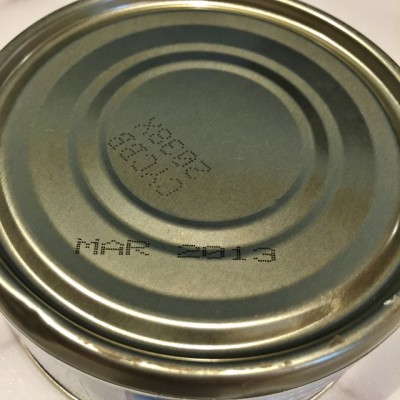 Canned Goods Expiration Date Chart