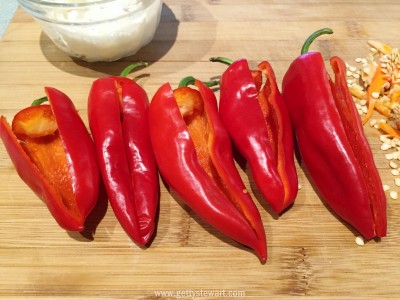 sliced and cleaned peppers - watermarked
