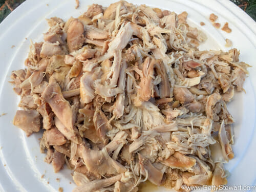 Easiest Shredded Chicken Recipe Ever by Getty Stewart