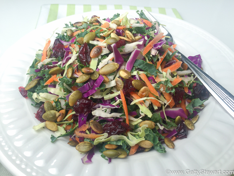 Kale Slaw with Yogurt Dressing Getty Stewart