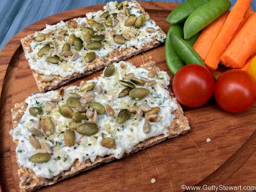 ricotta herb spread lunch