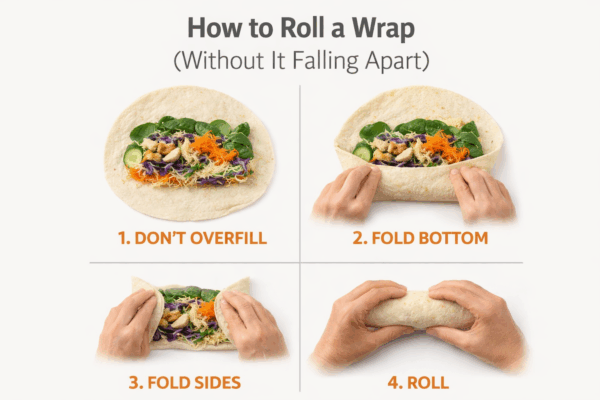 How To Roll A Wrap Tightly