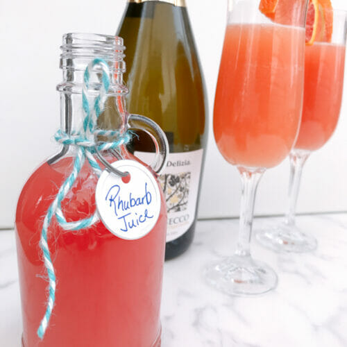 How To Make Rhubarb Juice Unsweetened Concentrate