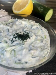 tzatiki ready to serve