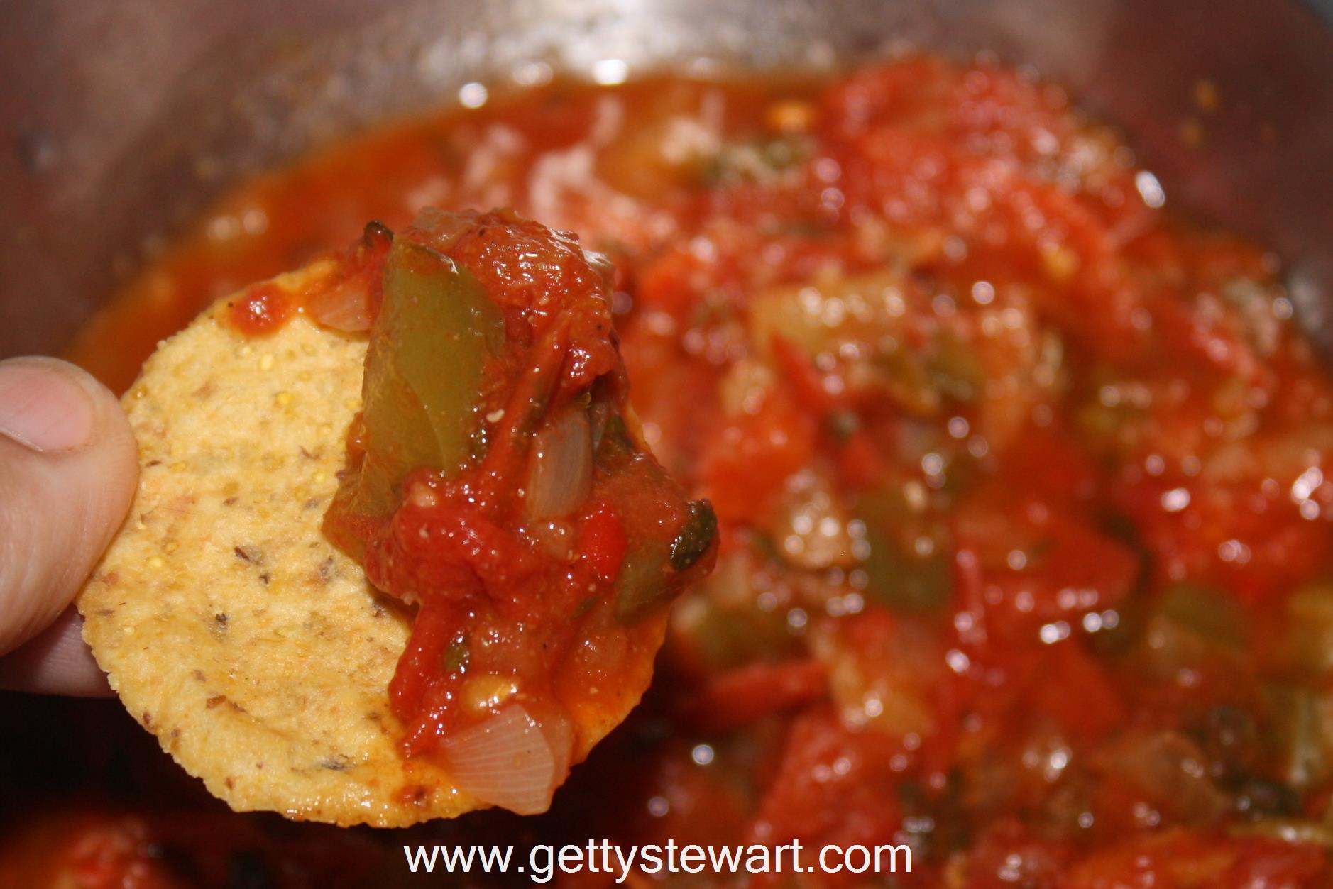 How To Make Freezer Salsa Tomatoes Getty Stewart