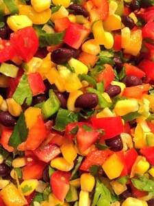 black bean and corn salsa