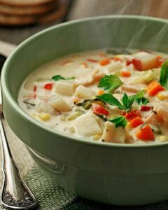chicken corn chowder l