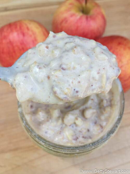 overnight oats finished