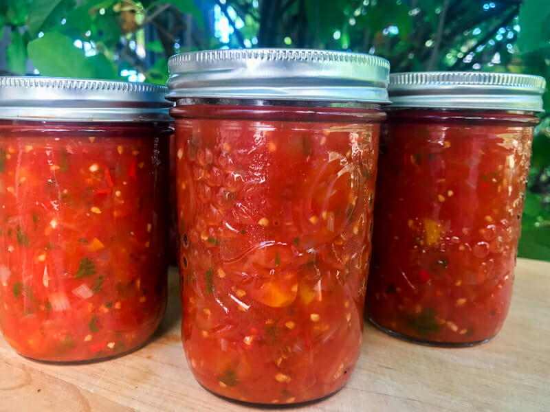 purkitettu salsa