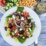 wheatberry chickpea salad