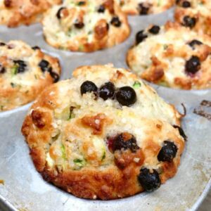Lemon Berry Zucchini Muffin