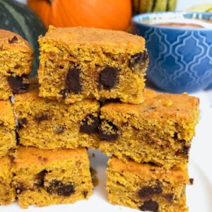 pumpkin choco chip bars
