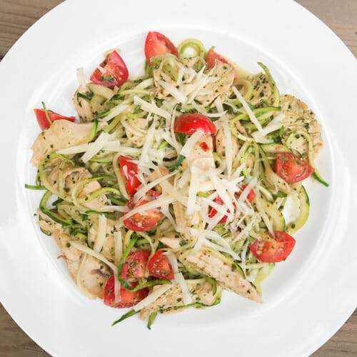 pesto pasta zucchini