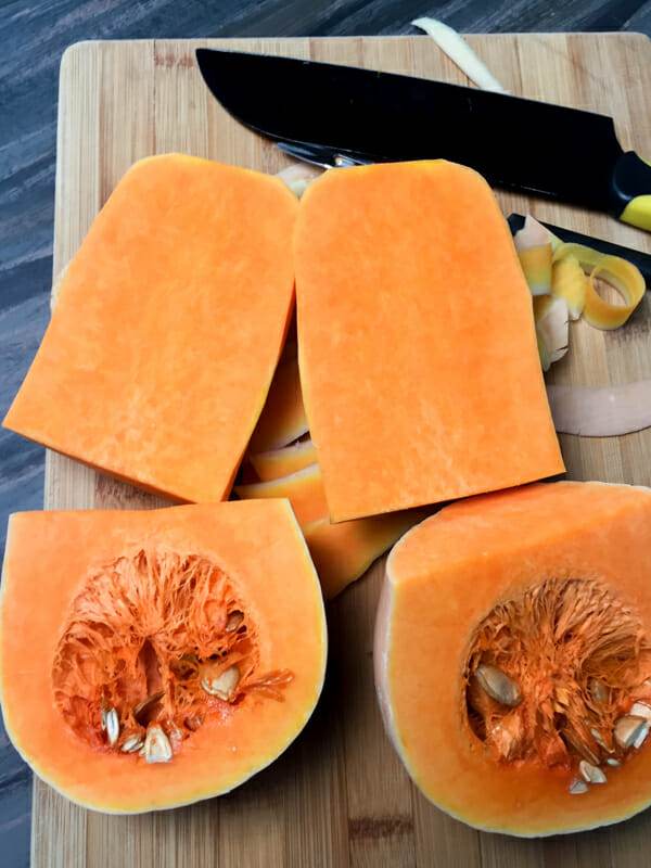 How to Cut, Peel, Cube and Roast Butternut Squash