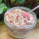 overnight oats in jar ready to serve