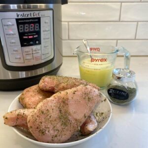 frozen chicken breasts and instant pot