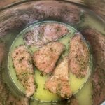 frozen chicken breasts with broth in instant pot