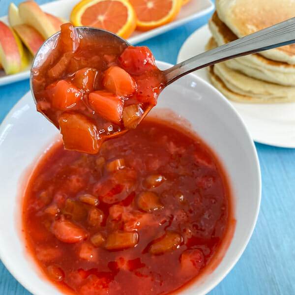 How to Make Strawberry Rhubarb Sauce - Fresh or Frozen Fruit