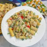 creamy chicken mushroom on plate