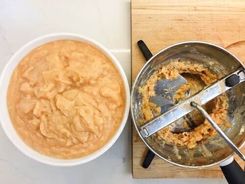 applesauce and food mill