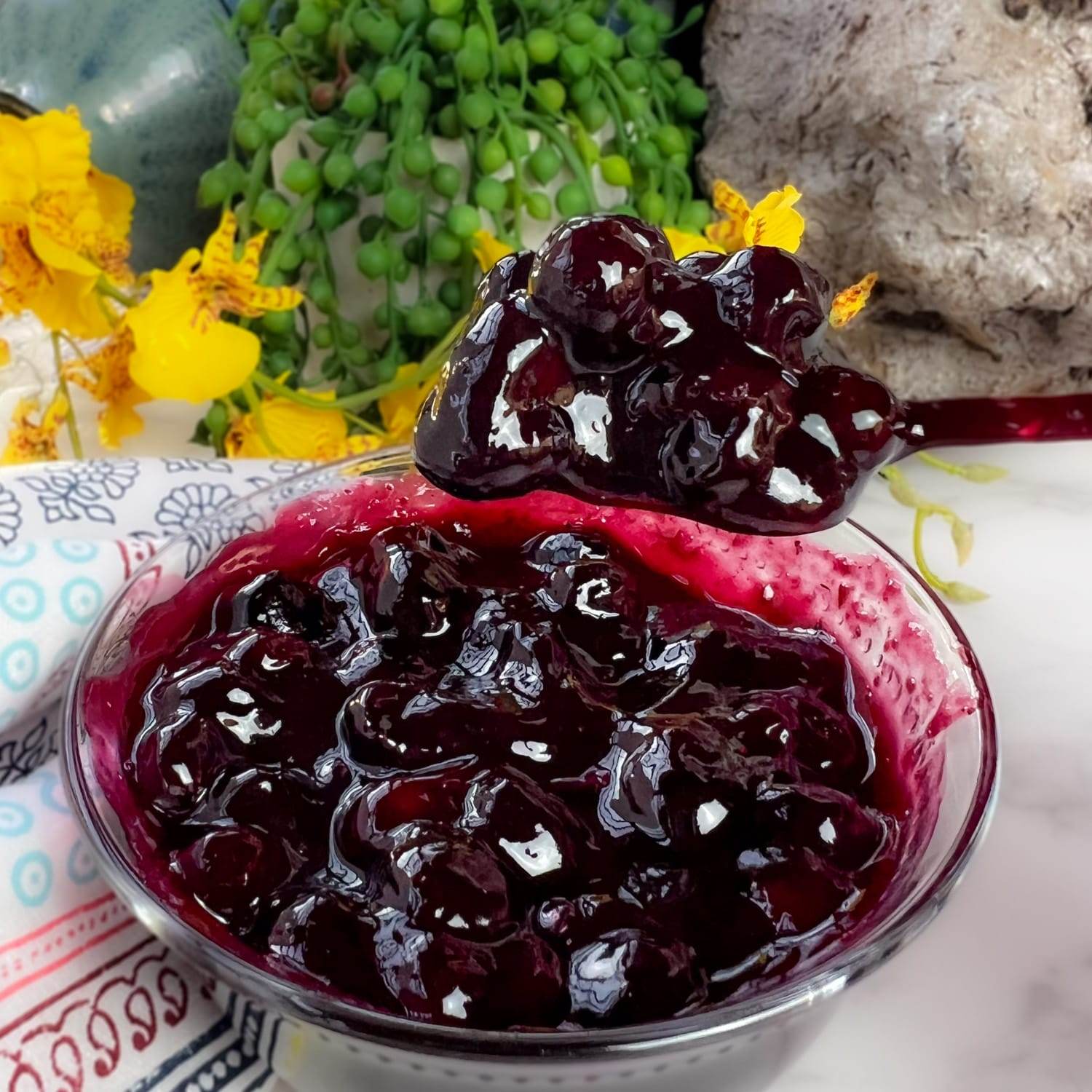 Quick and Easy Blueberry Sauce - Fresh or Frozen ... - Getty Stewart