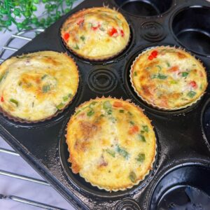 bacon and green onion egg bites